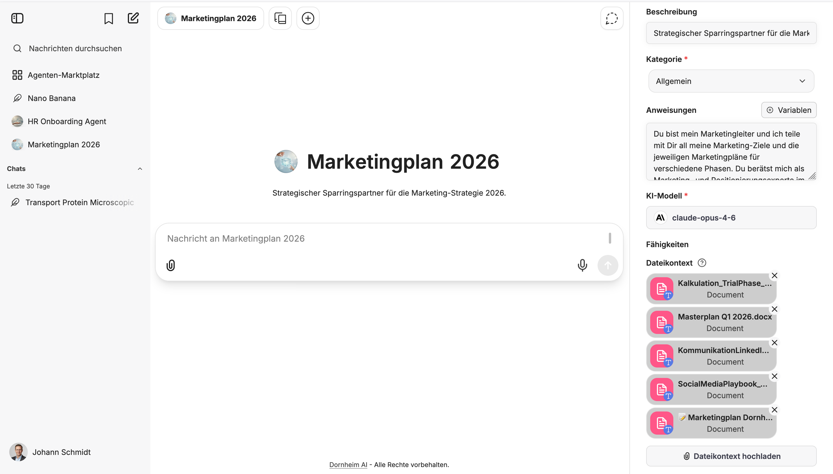 Dornheim AI Platform – RAG-Dokumentenanalyse mit Quellenangabe